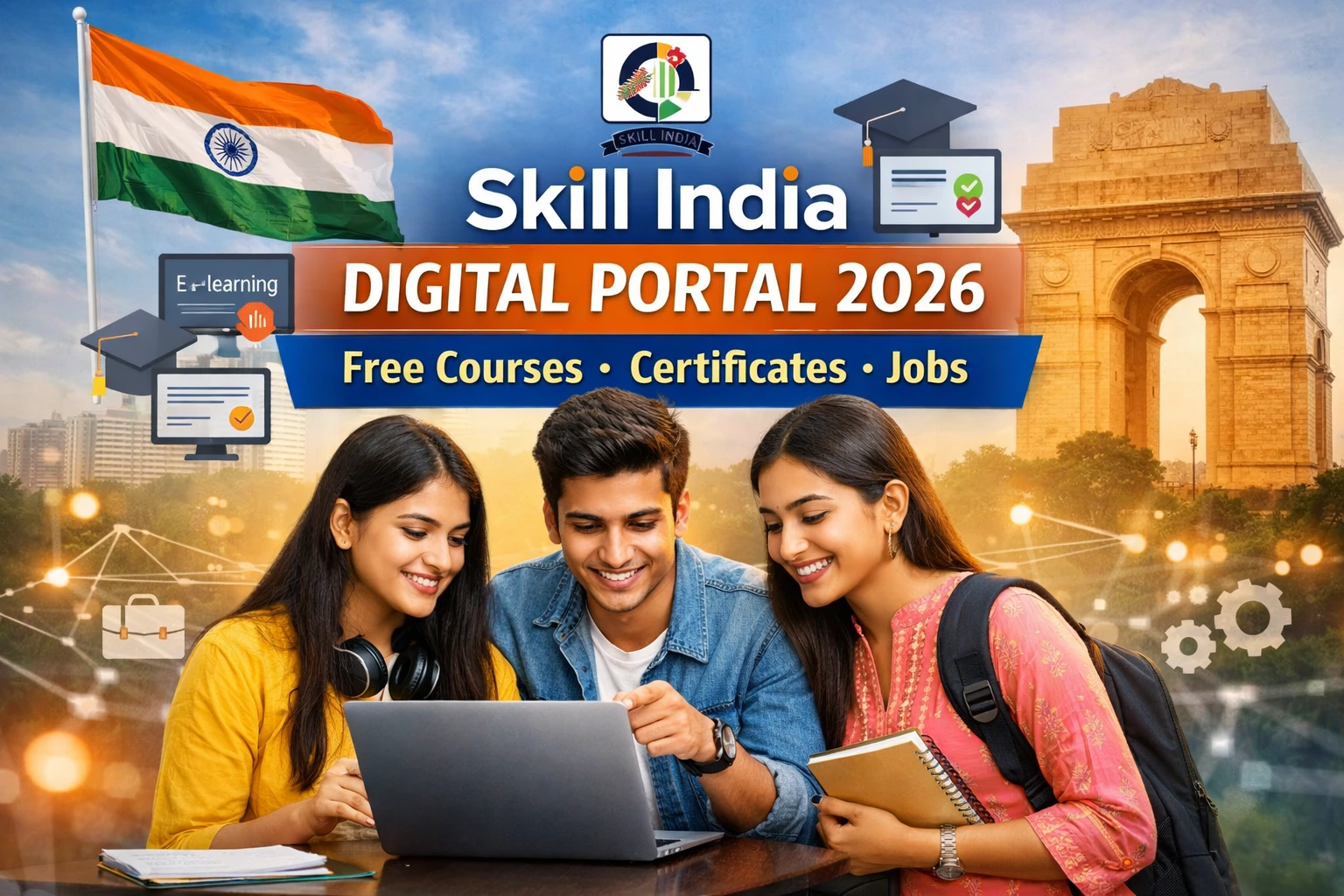 Skill India Digital Portal 2026: Registration, Free Courses, Certificates & Job Opportunities