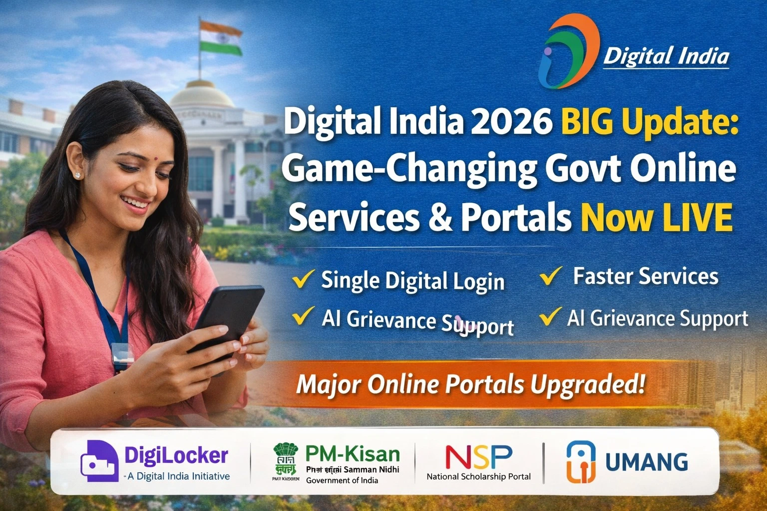 Digital India 2026 BIG Update: Game-Changing Govt Online Services & Portals Now LIVE