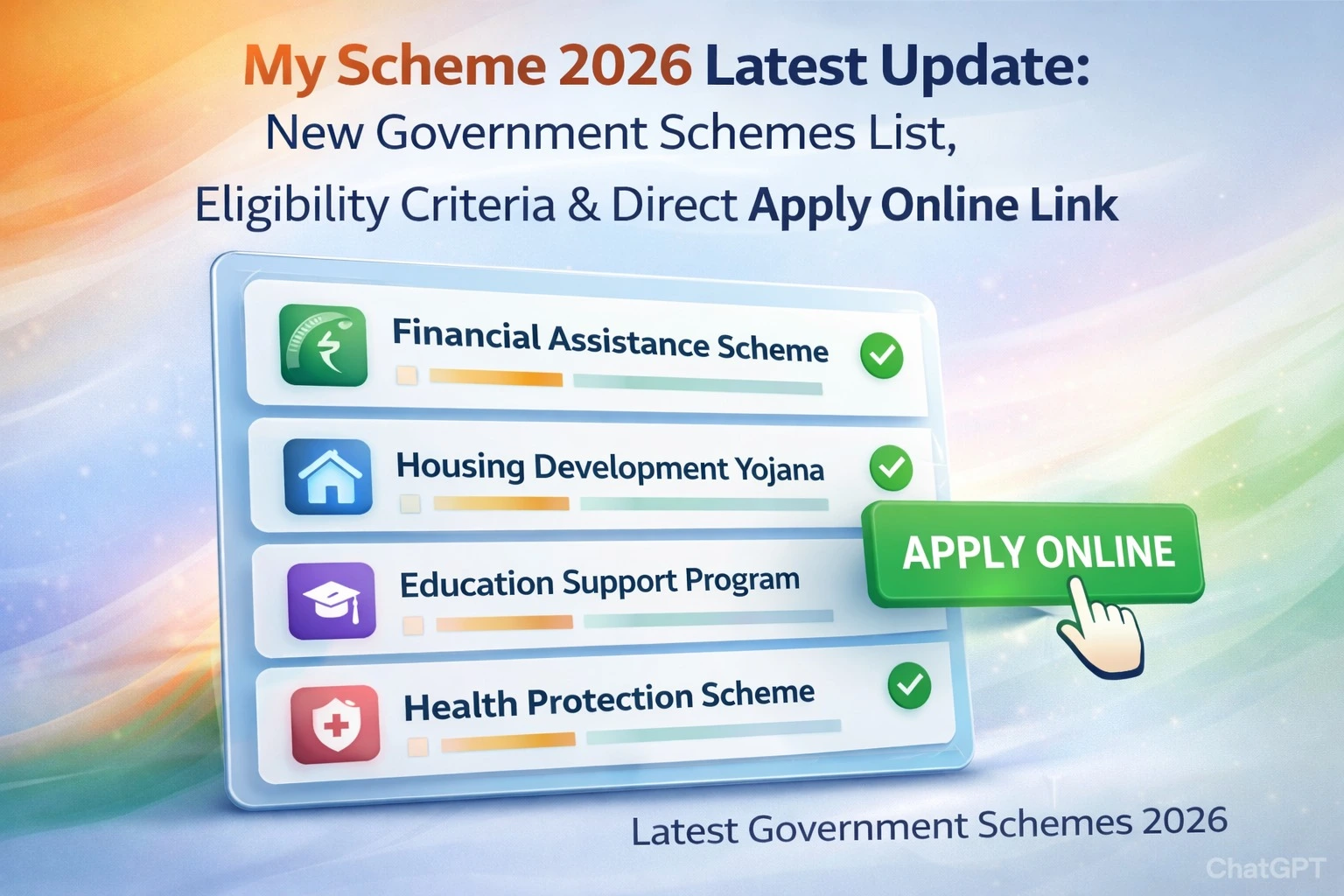 My Scheme 2026 Latest Update: New Government Schemes List, Eligibility Criteria & Direct Apply Online Link