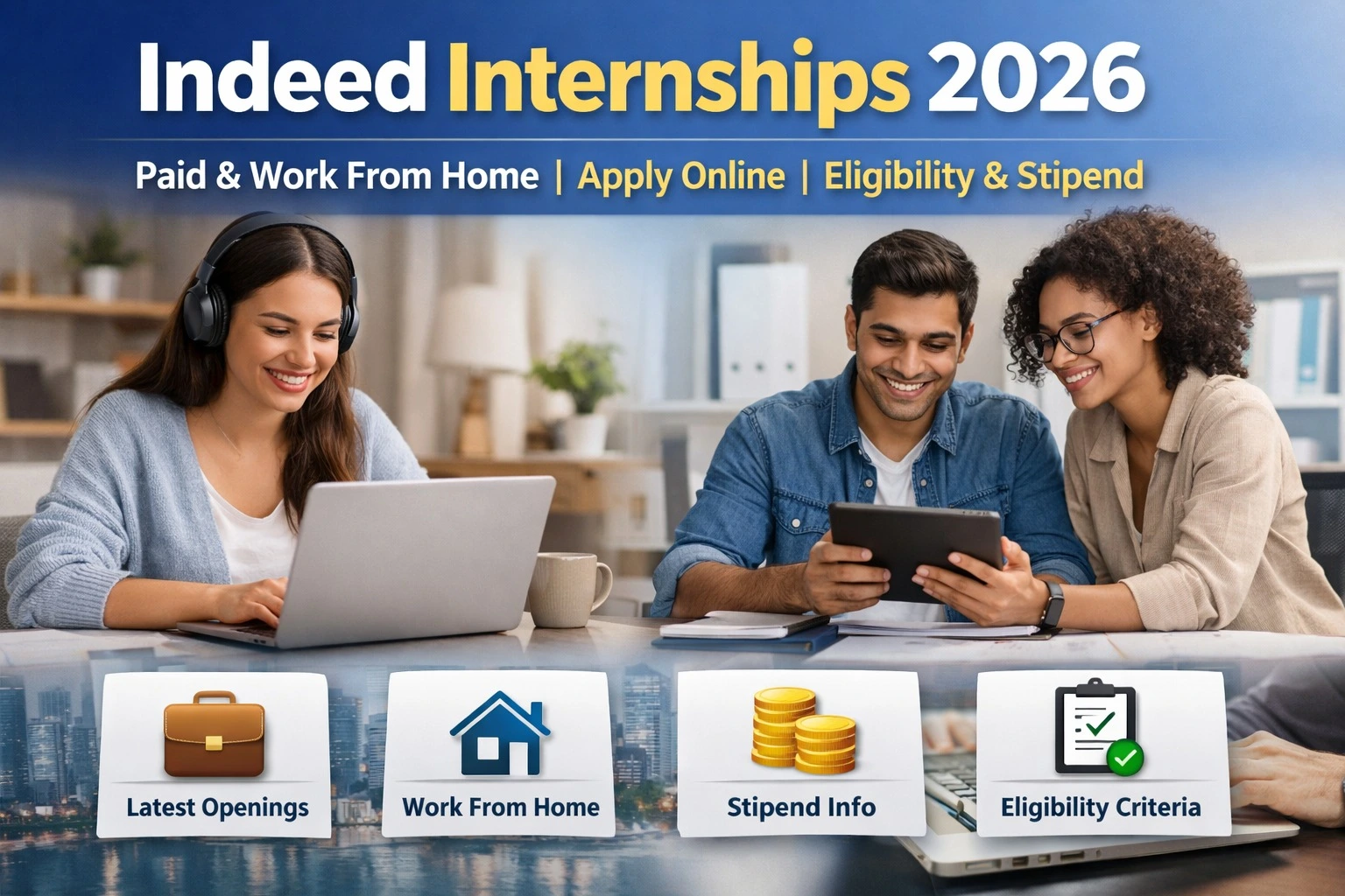 Indeed Internships 2026: Apply Online for Paid & Work From Home Internships, Eligibility, Stipend & Latest Openings Guide