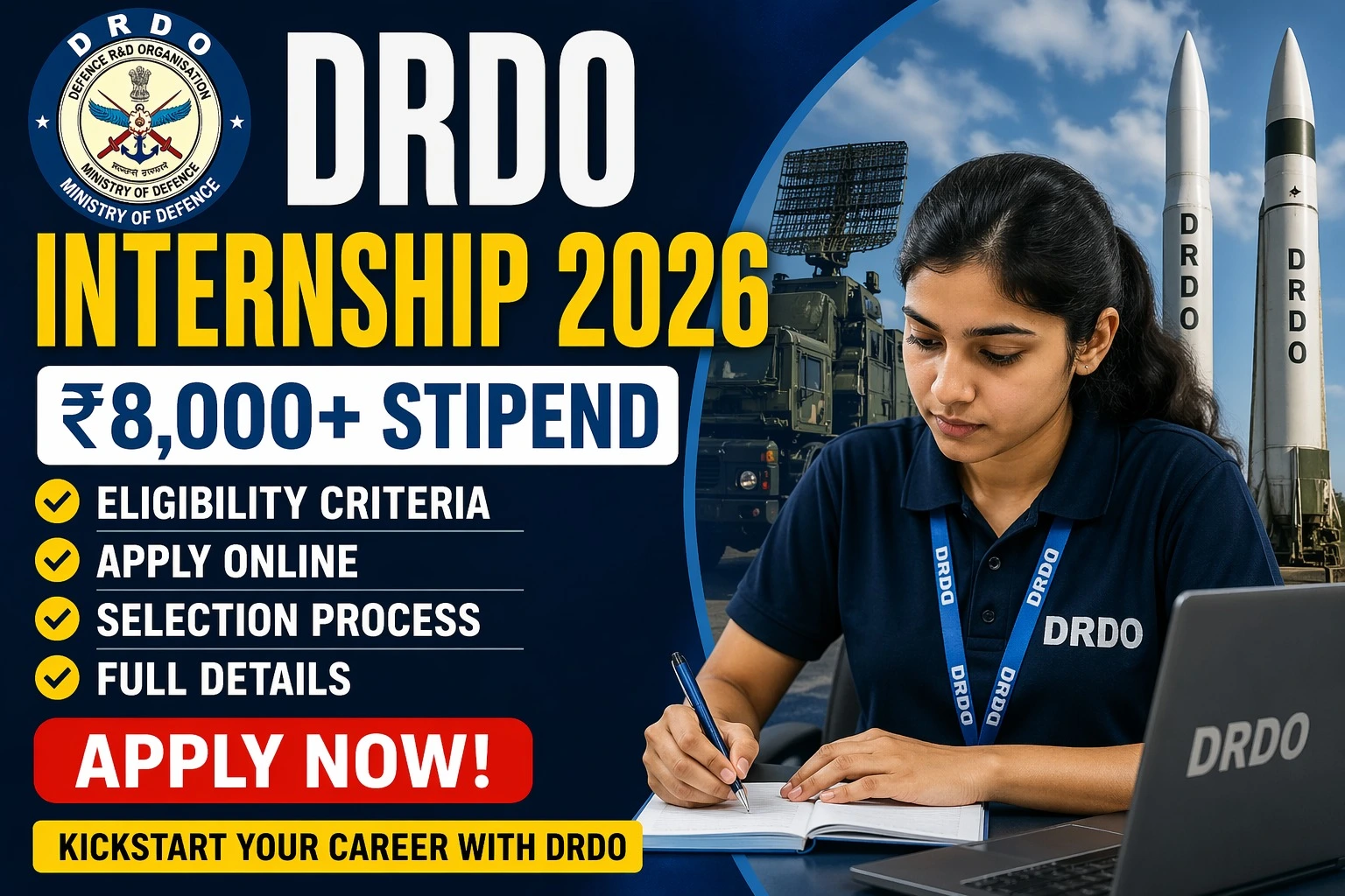 DRDO Internship 2026