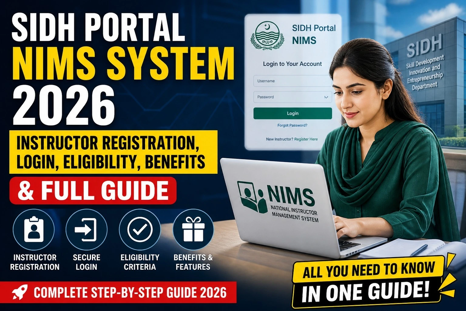 SIDH Portal NIMS System 2026