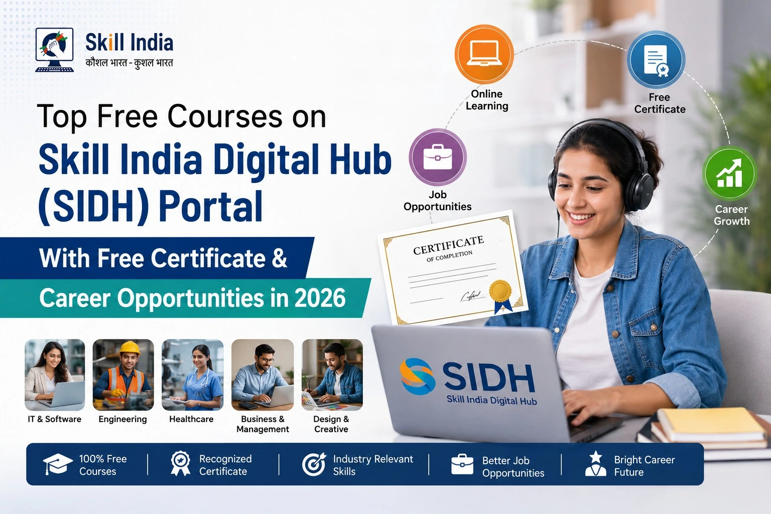 Free Courses on Skill India Digital