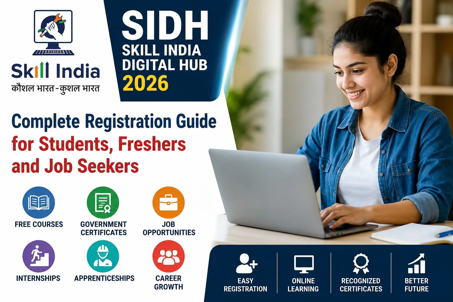 Skill India Digital Hub (SIDH) 2026: Complete Registration Guide for Students, Freshers and Job Seekers