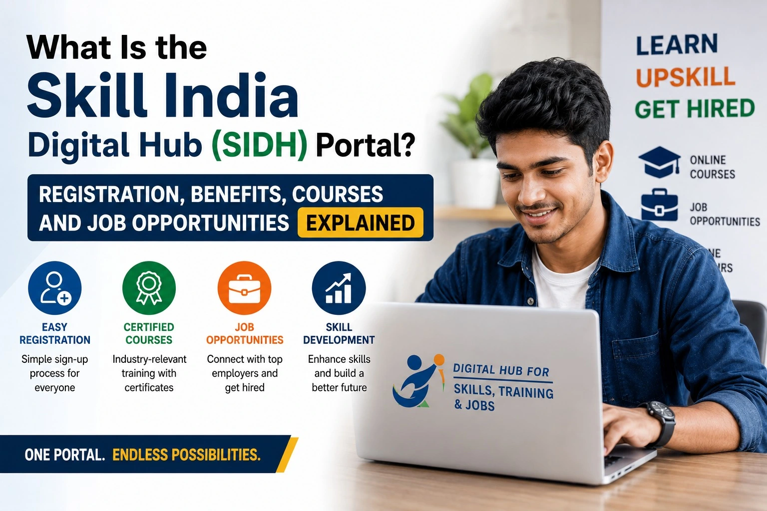 What Is the Skill India Digital Hub (SIDH) Portal? Registration, Benefits, Courses and Job Opportunities Explained