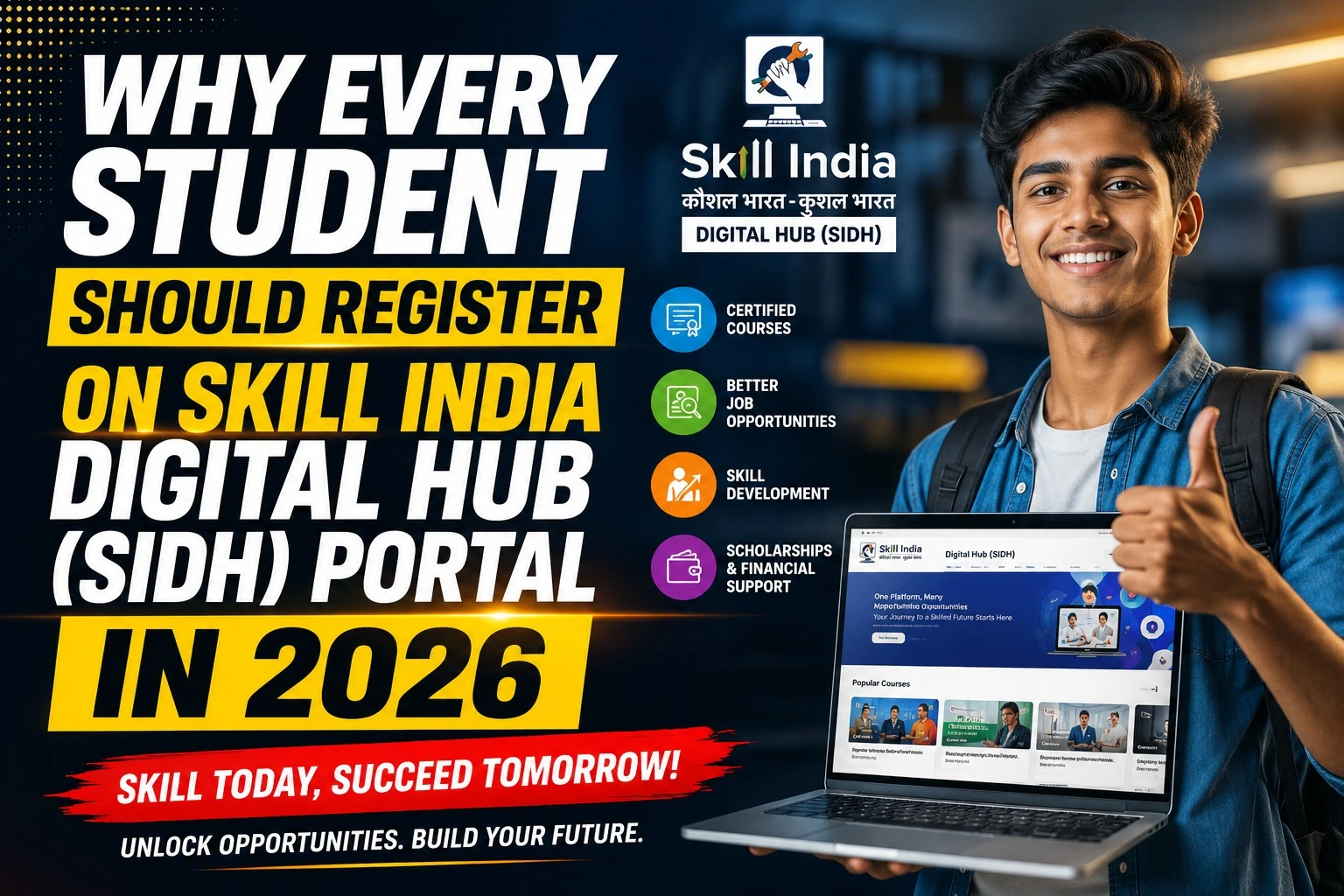 Register on Skill India Digital Hub