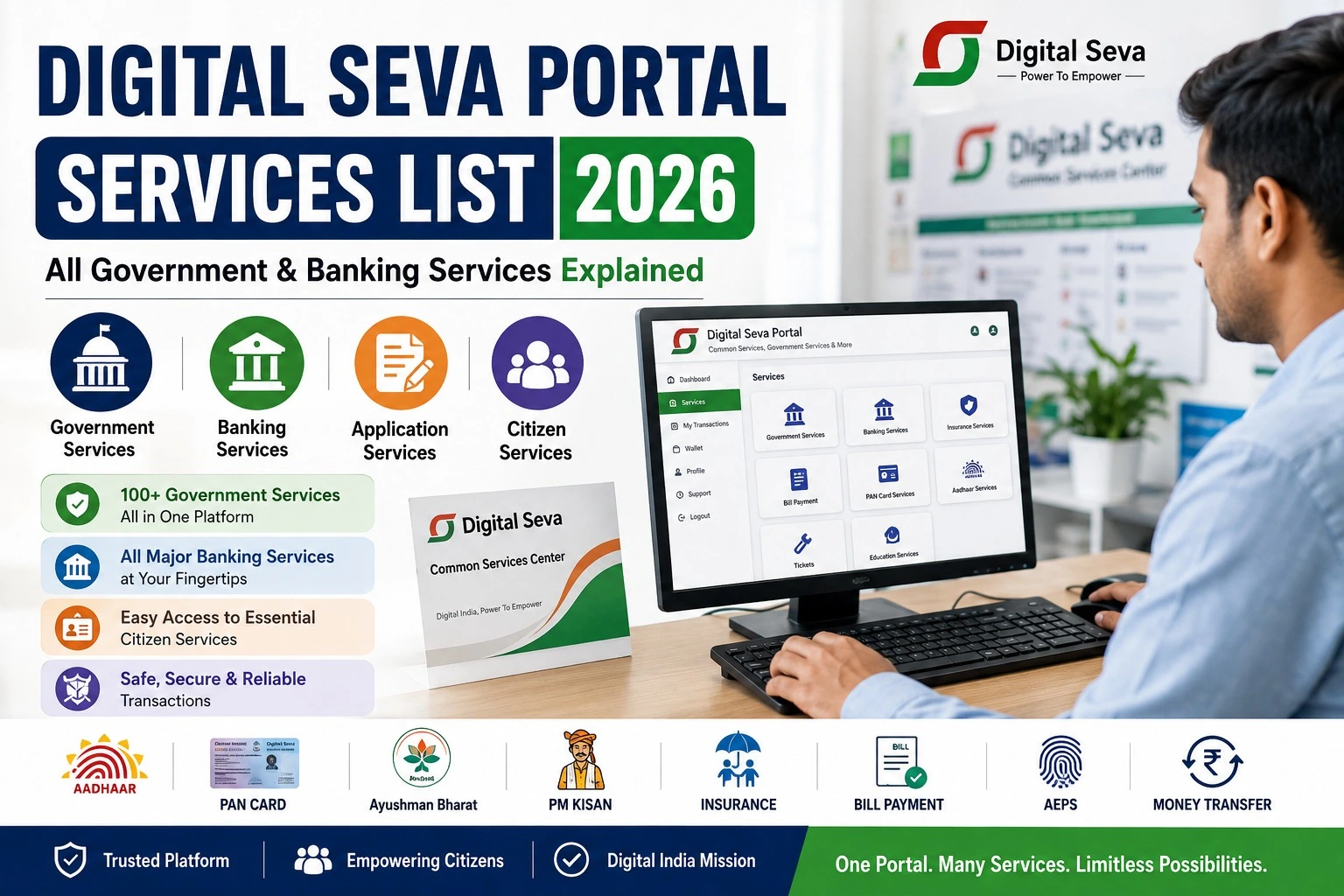 Digital Seva Portal Services List
