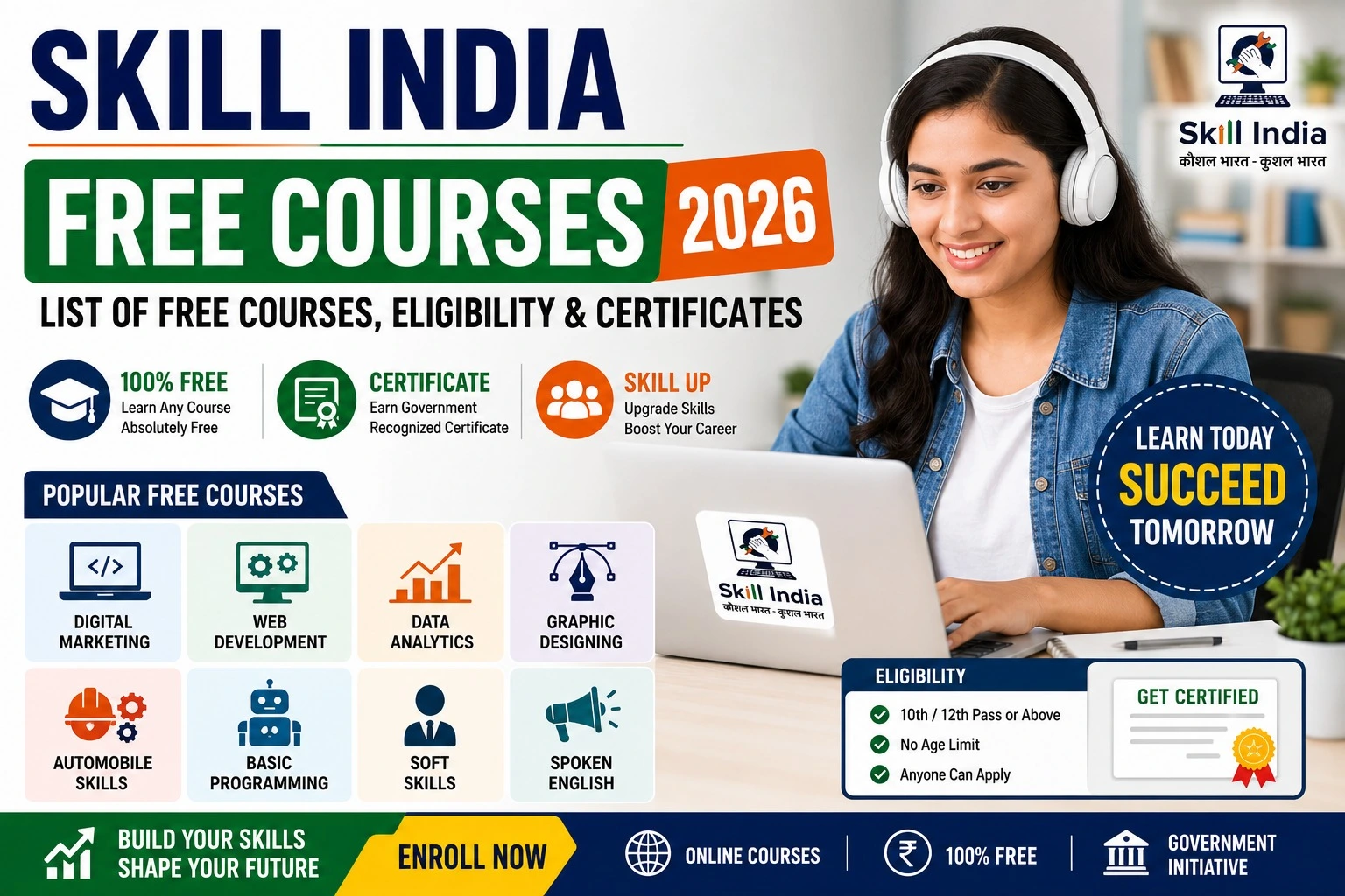 Skill India Free Courses 2026
