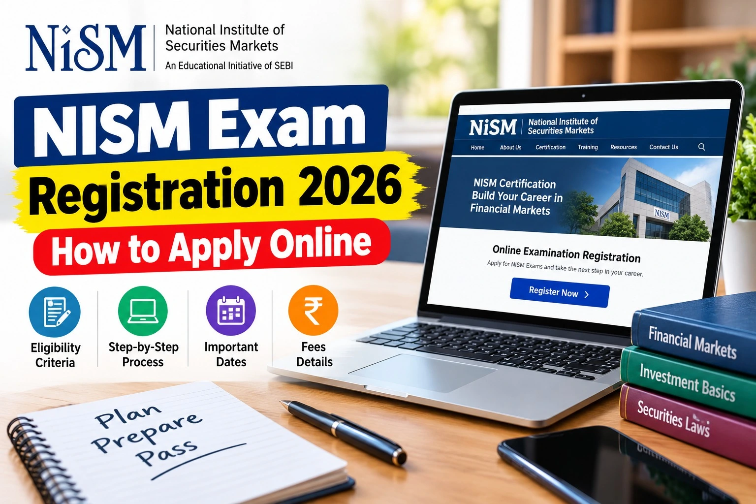 NISM Exam Registration 2026: How to Apply Online