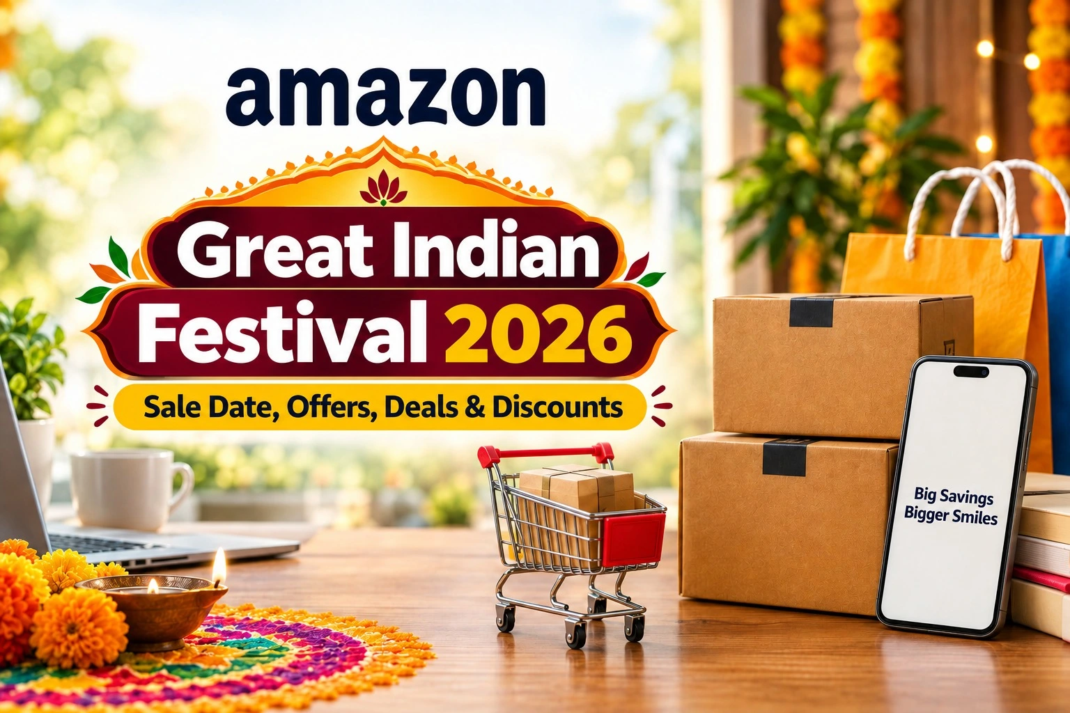 Amazon Great Indian Festival 2026: Sale Date, Offers, Deals & Discounts