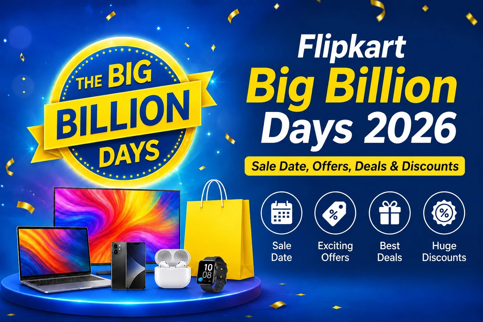 Flipkart Big Billion Days 2026: Sale Date, Offers, Deals & Discounts
